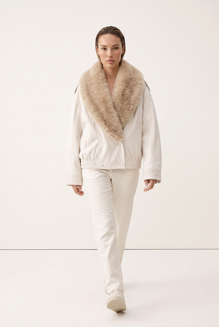 Aspen Fur Collar Jacket