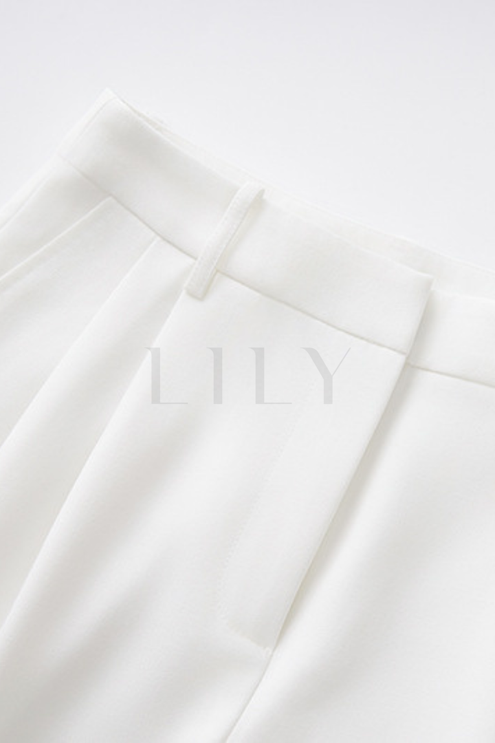 Signature Tailored classic Contrast  Buttons Suit Set