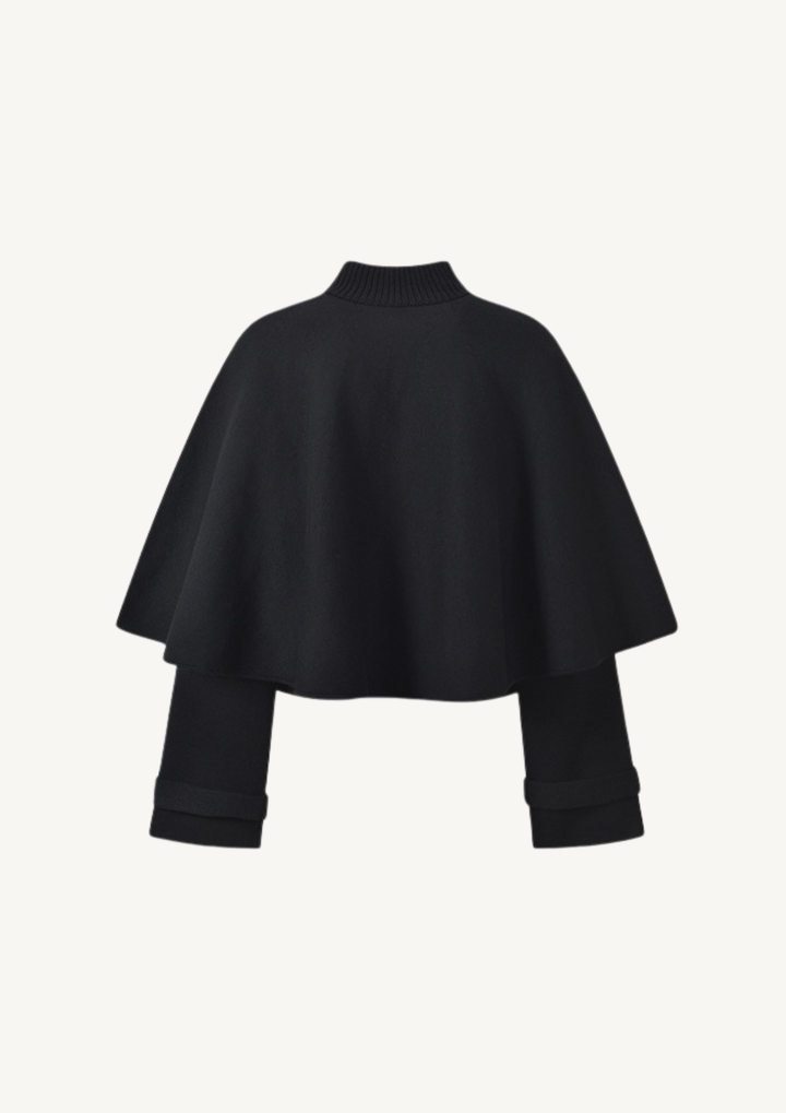 Arabella Elegant Cape Knit Jacket