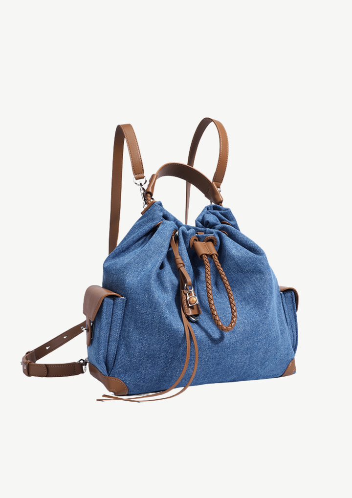 Canvas Drawstring Backpack