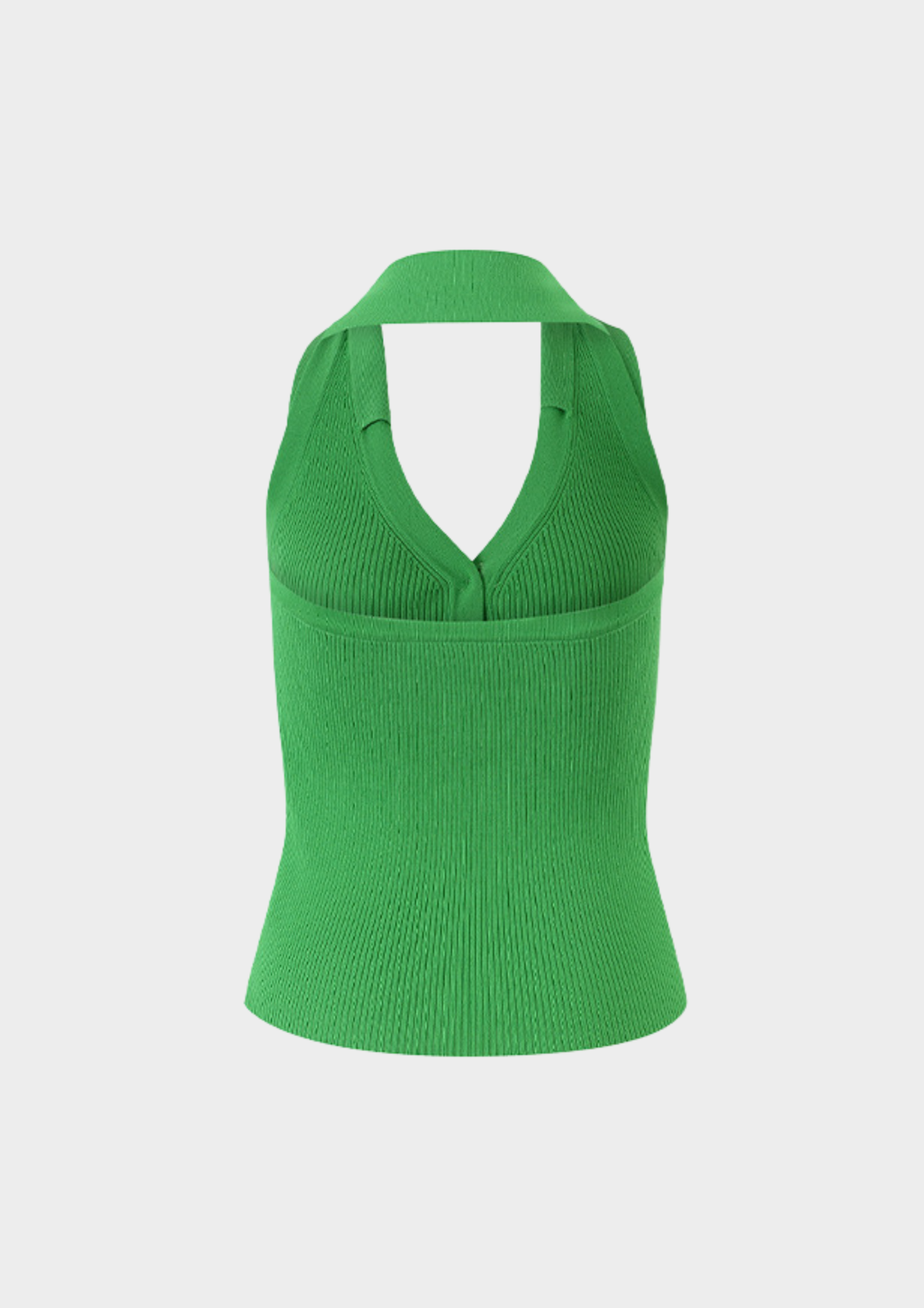 Lemon Halter Ice Knit Top