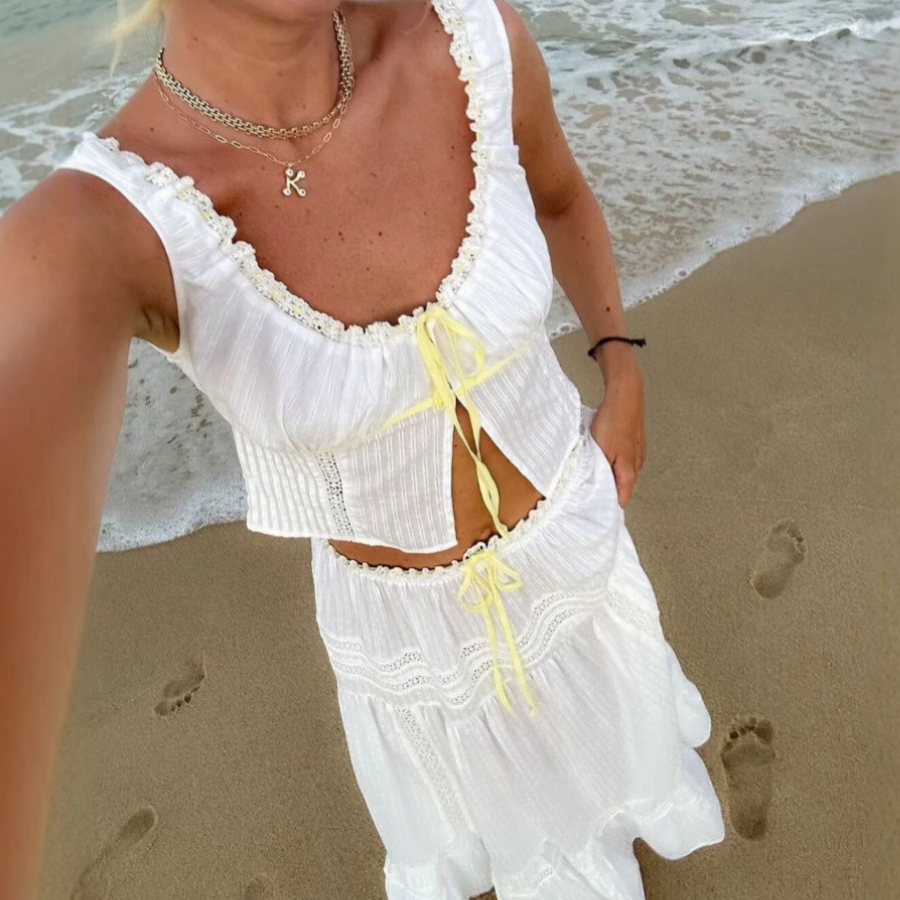 Sunset Breeze Spandex Lace Set