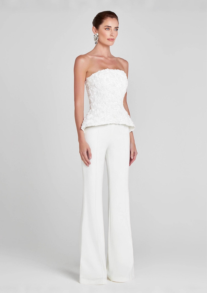 Elysian Rose Flared Jumpsuit Set