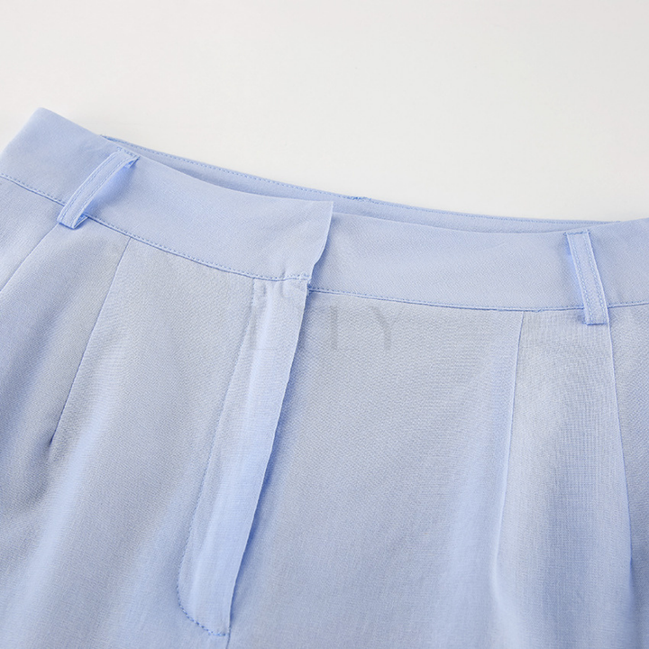 Emily Linen Cotton  Backless Halter Set