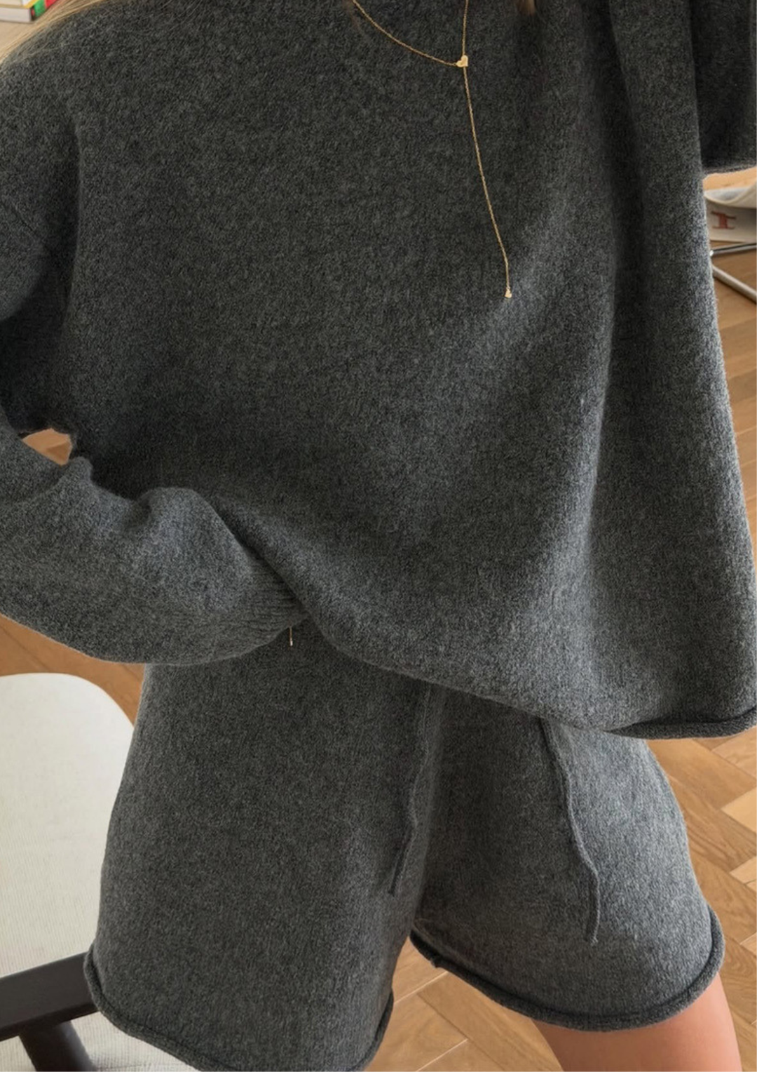 Clara Relaxed Knit Shorts Set