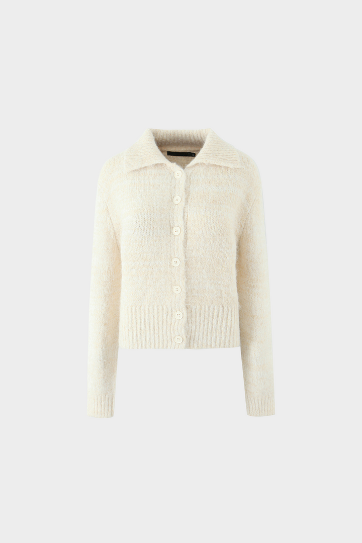 Fluffy Knit  Button Up Cozy Lounge Set