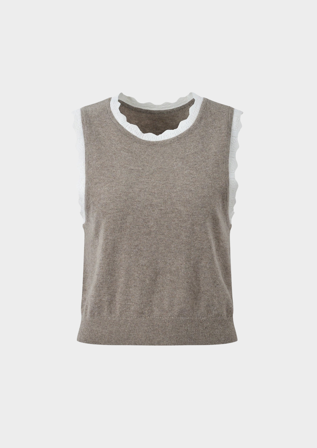 Naomi Lace Trim Knit Set