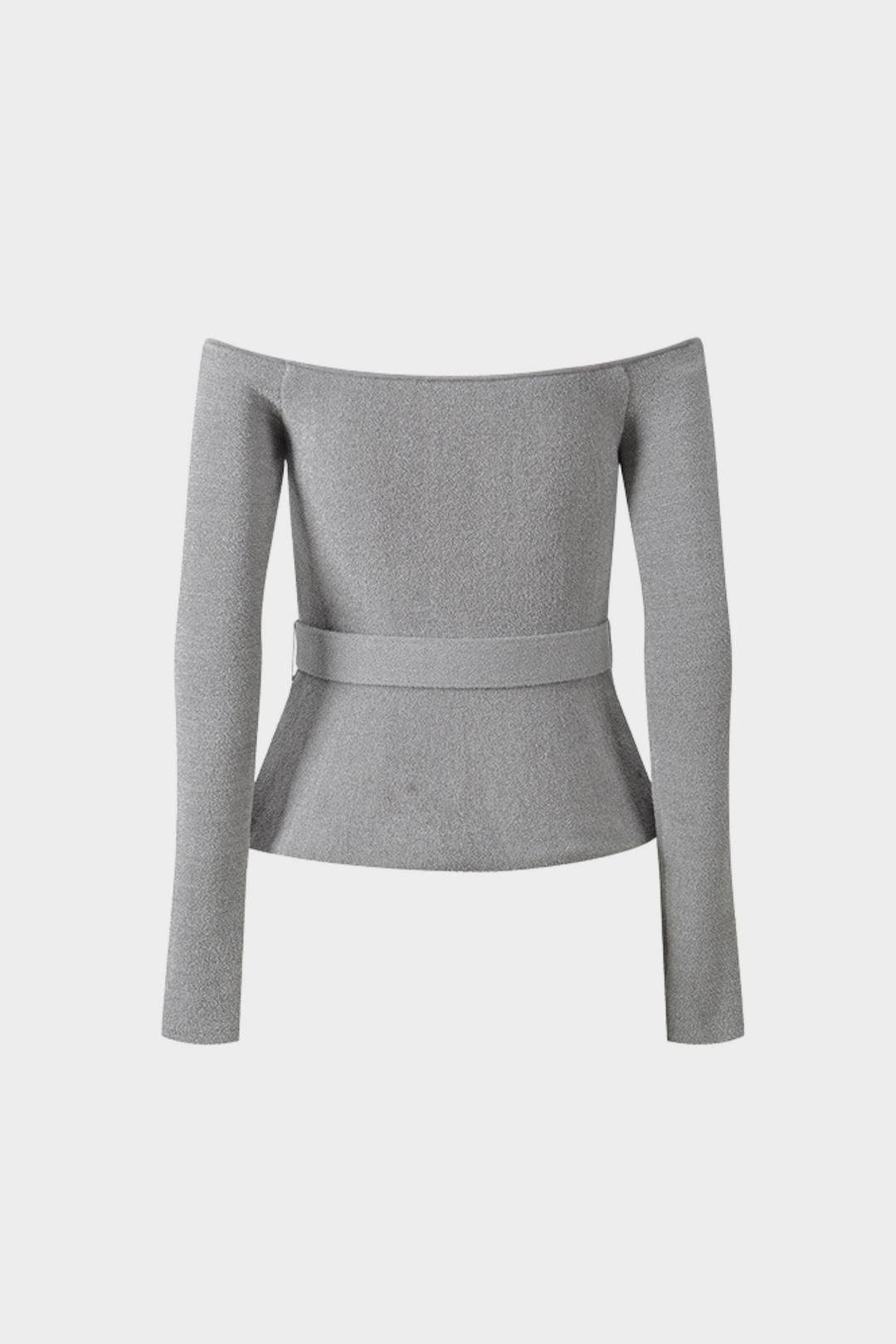 Lumière Elegance Embellished Off Shoulder Viscose Top