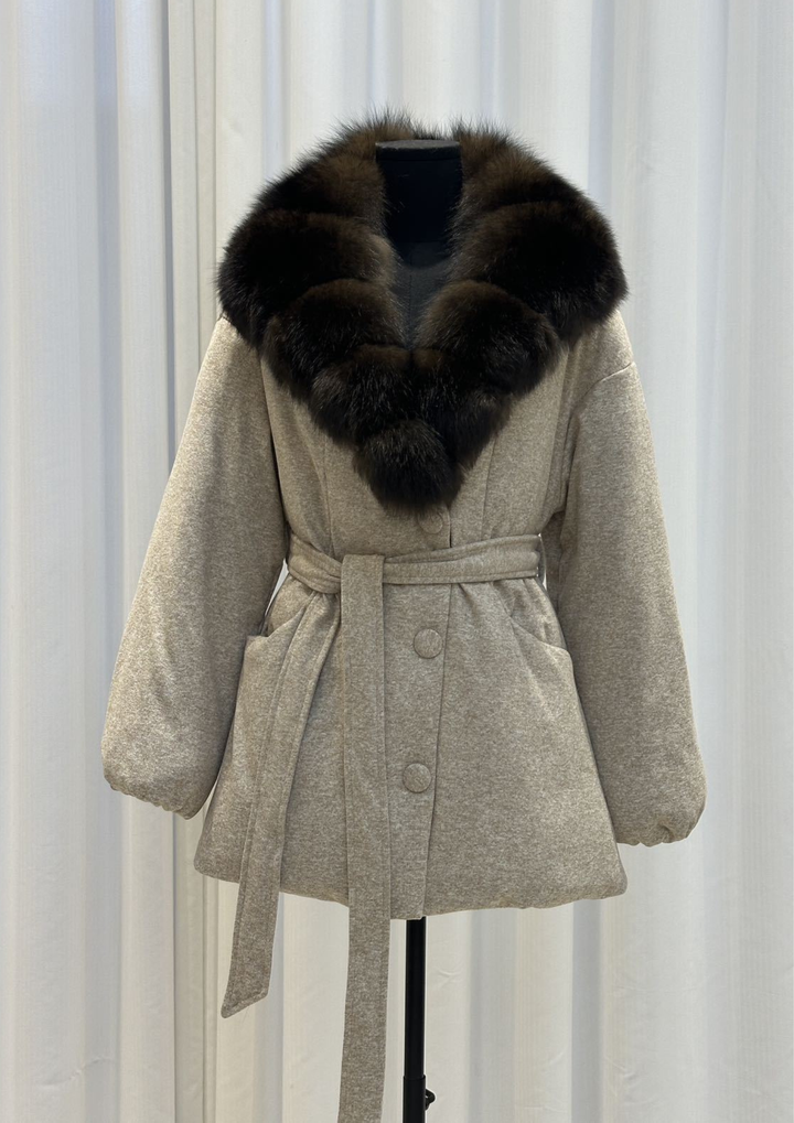 Goose down Luxe Fur  Jacket