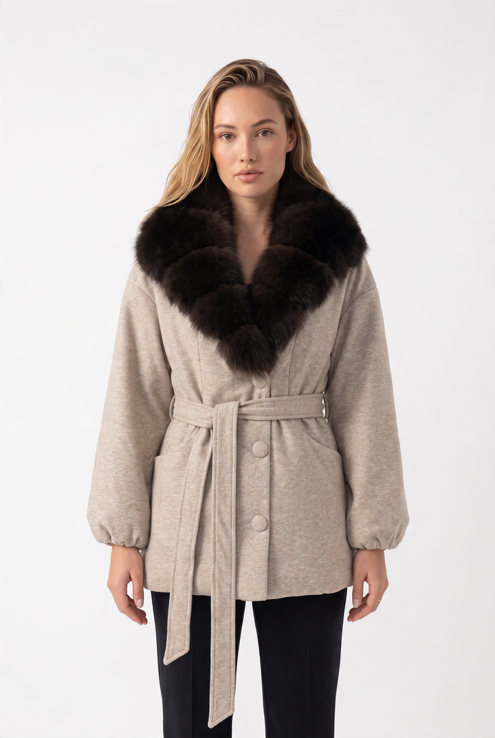 Goose down Luxe Fur  Jacket