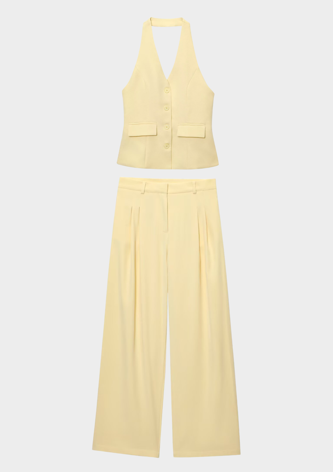 Halter Vest Set