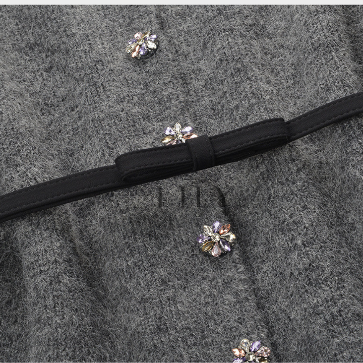 Laura Crystal Knit Cardigan Top