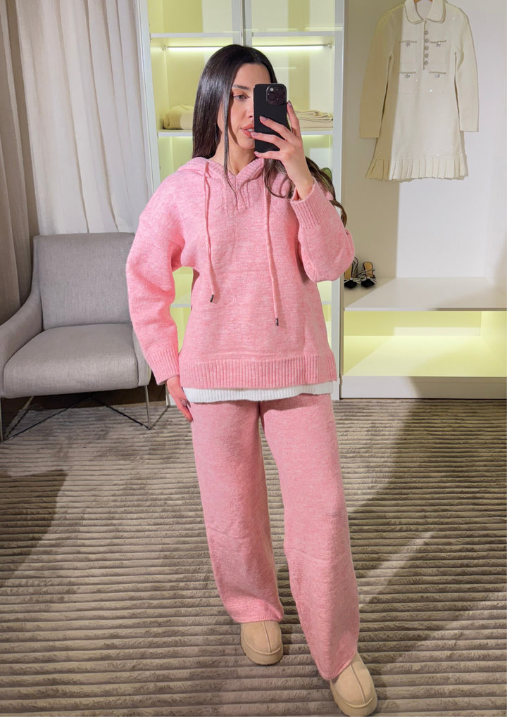 Comfy Yara Wide Leg Knit Loose Set