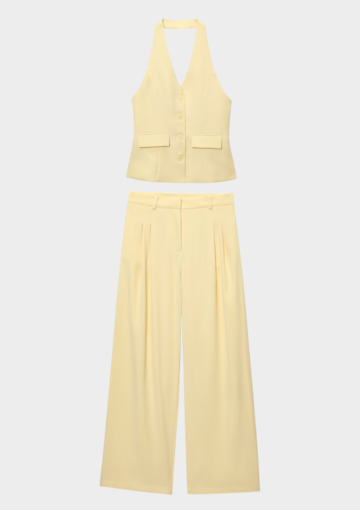 Halter Vest Set
