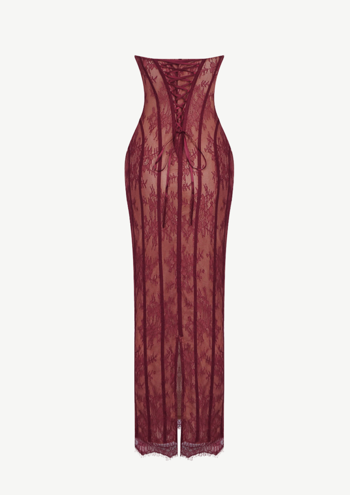 Verona Lace Corset Gown