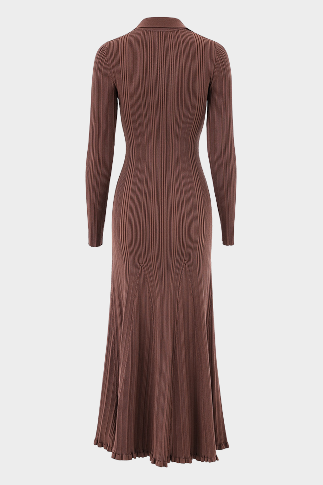 Luxe Viscose Knit Button Down Maxi Dress