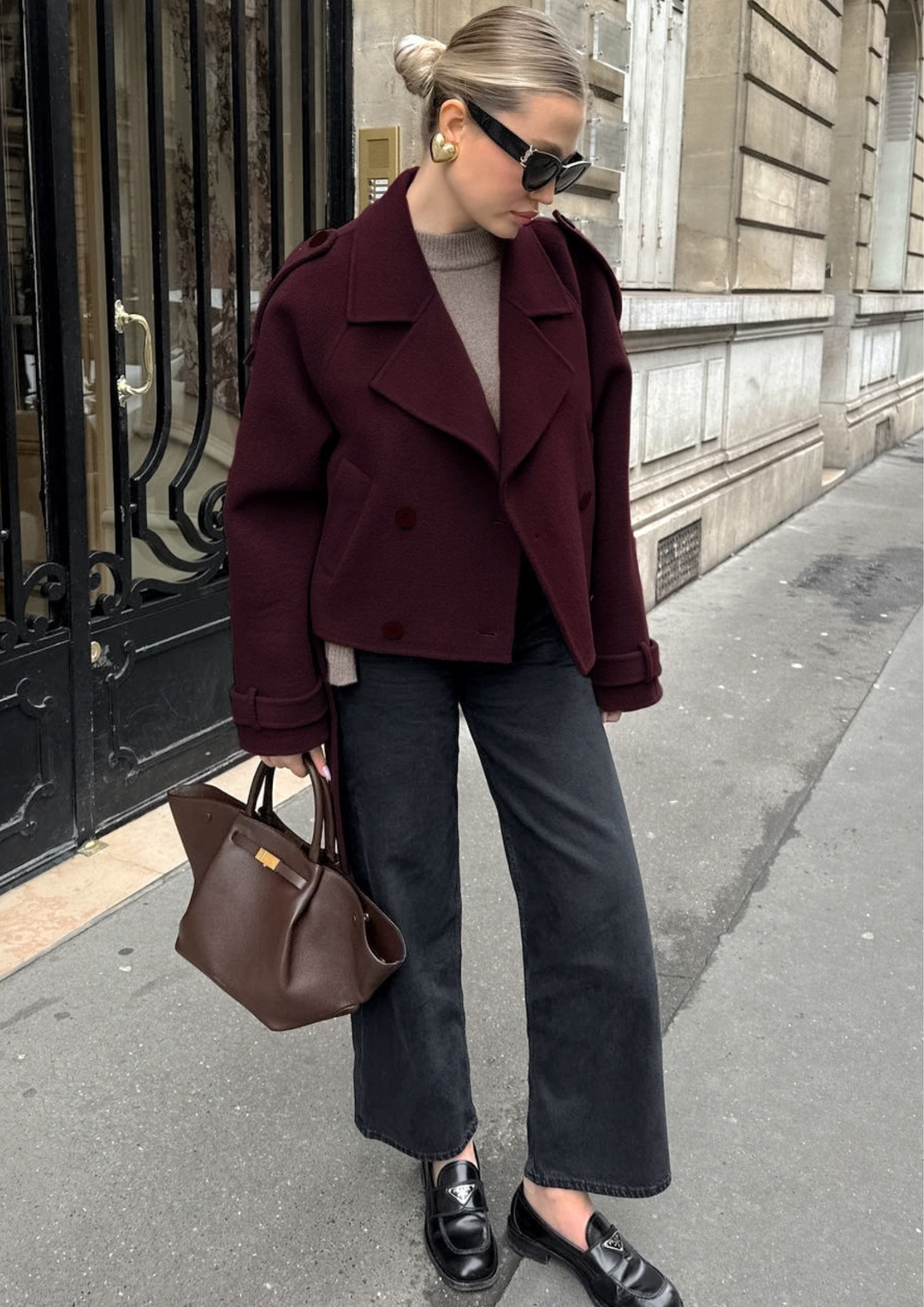 Celeste Belted Cropped Jacket