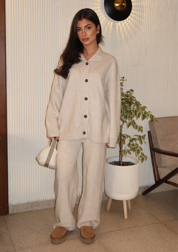 Livia Button Knit Set