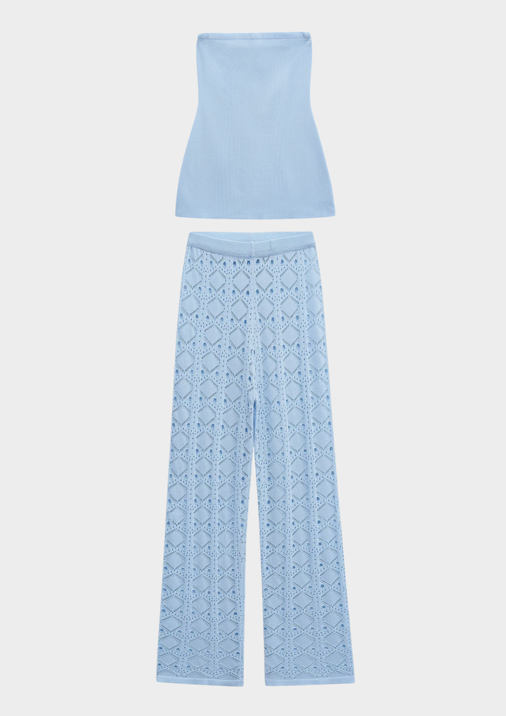 Sky Blue Knit Set