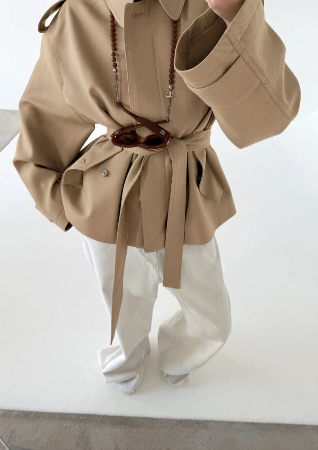 Camille Belted Trench Jacket