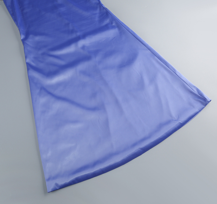 Elegant Satin Halter Maxi Dress