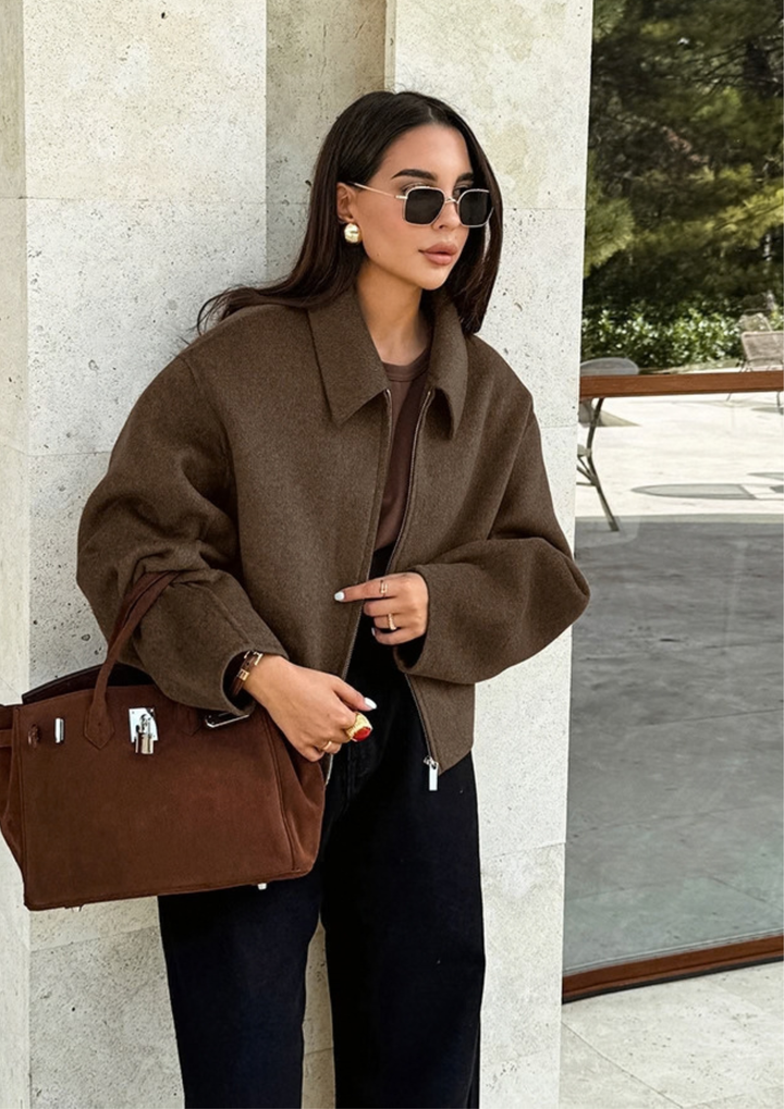 Mira Cropped Zip Jacket