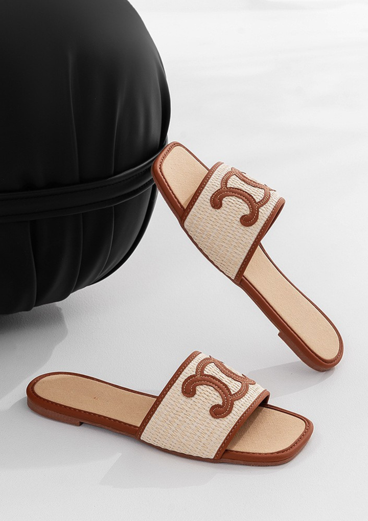 Woven Flat Slippers