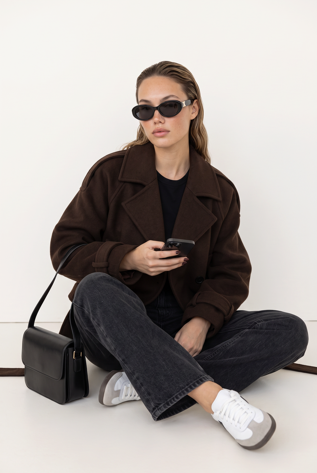 Celeste Belted Cropped Jacket