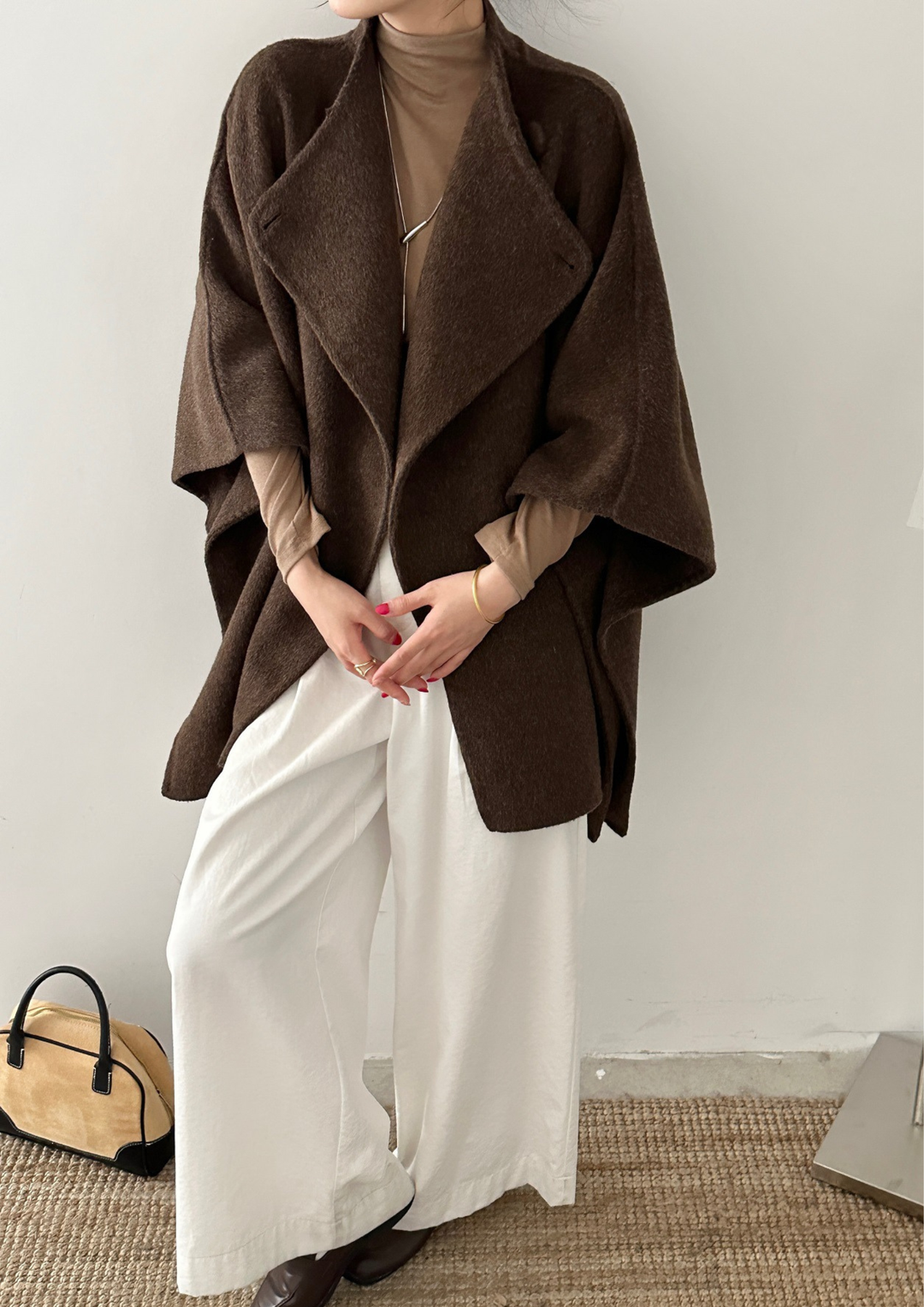 The Statement Poncho Coat