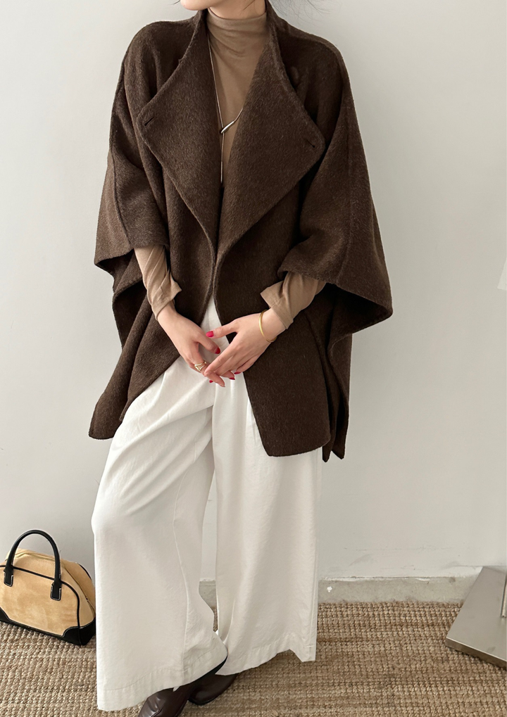 The Statement Poncho Coat