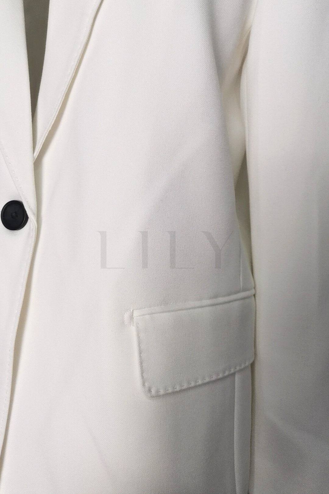 Signature Tailored classic Contrast  Buttons Suit Set