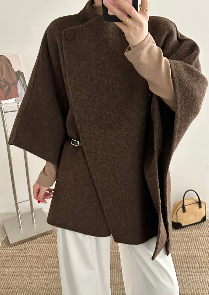 The Statement Poncho Coat