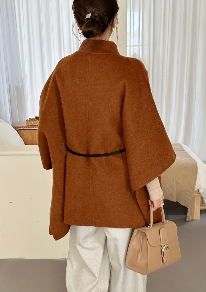 The Statement Poncho Coat