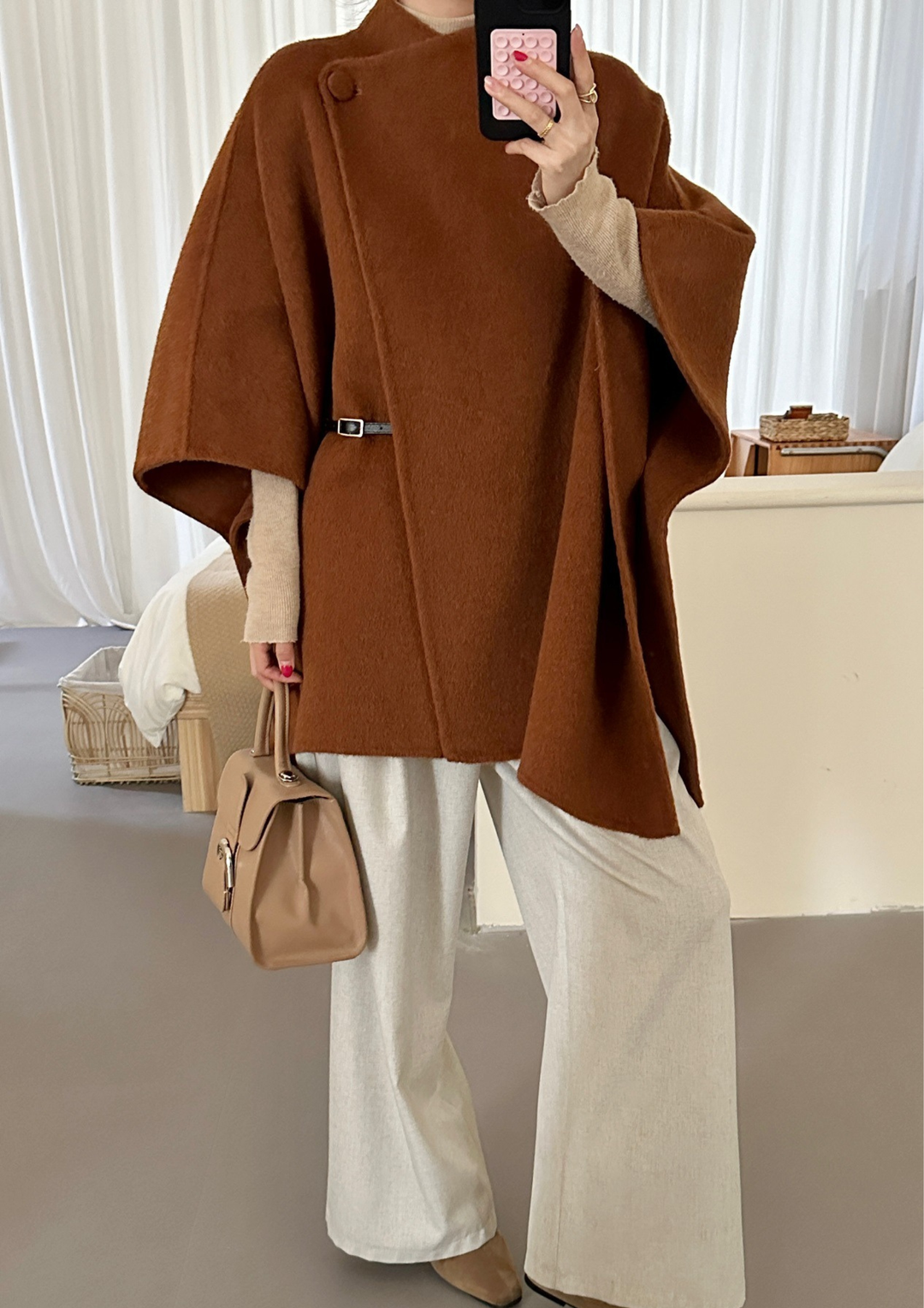 The Statement Poncho Coat