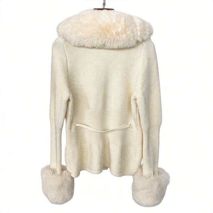 Jane Luxe Fur Knit Coat