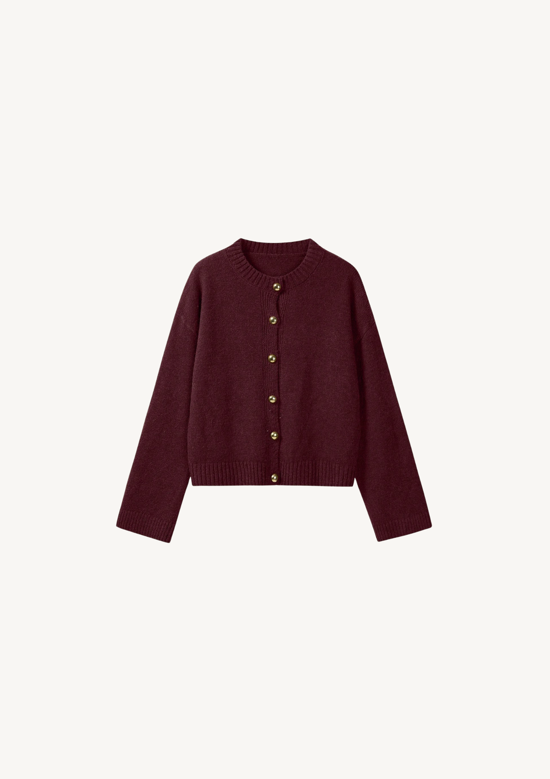 Juliette Gold Button Knit Top