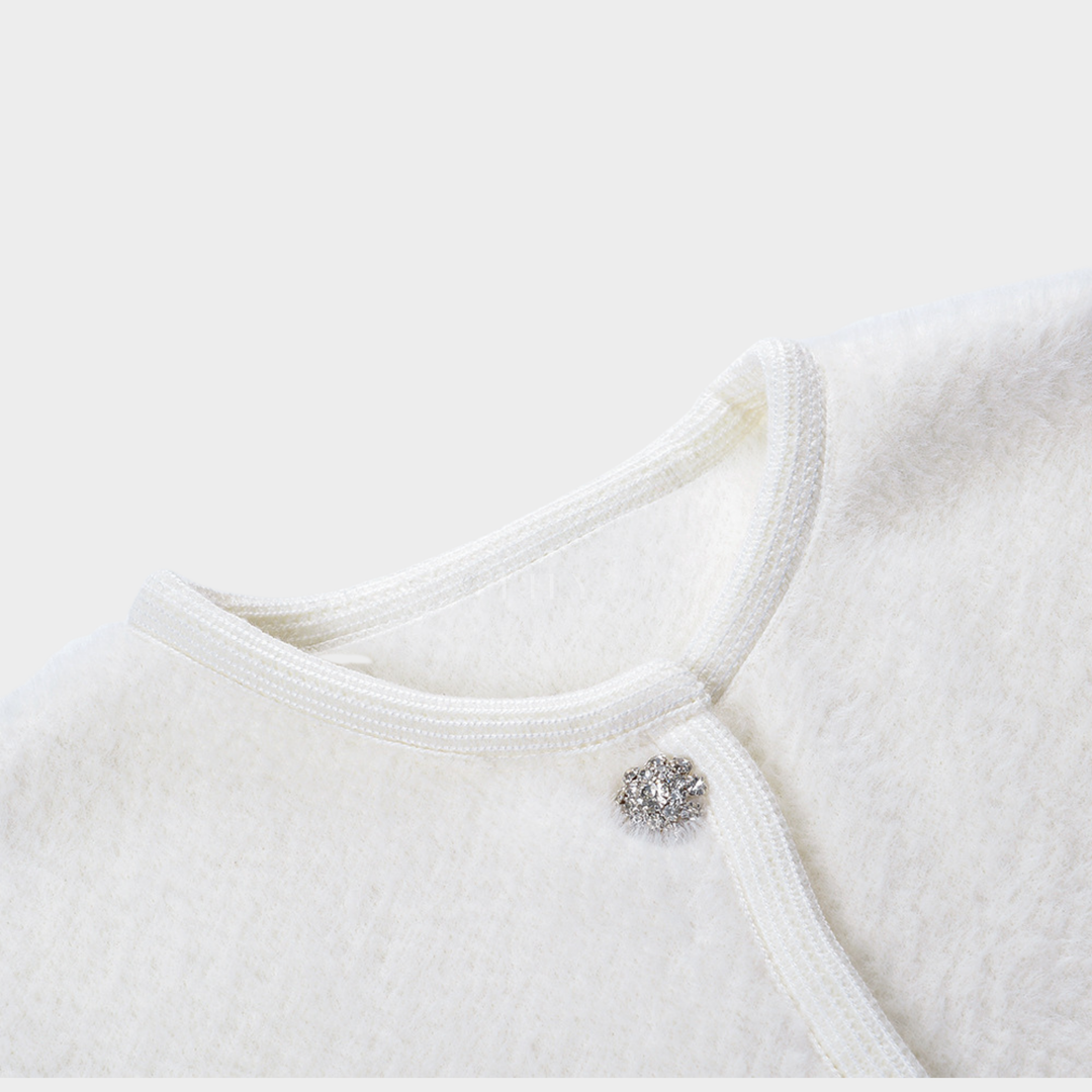 Ivory Mink Cardigan