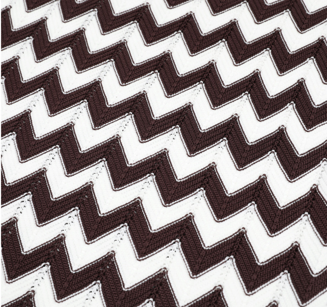 Chevron Knit Two-Piece Set