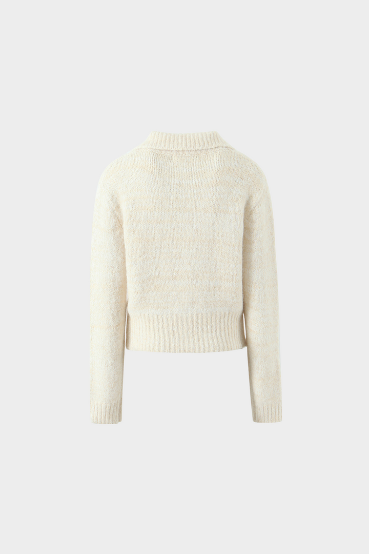 Fluffy Knit  Button Up Cozy Lounge Set