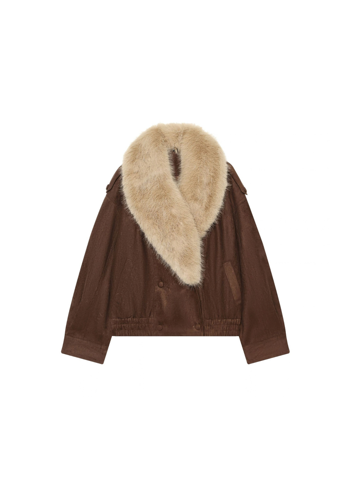 Aspen Fur Collar Jacket