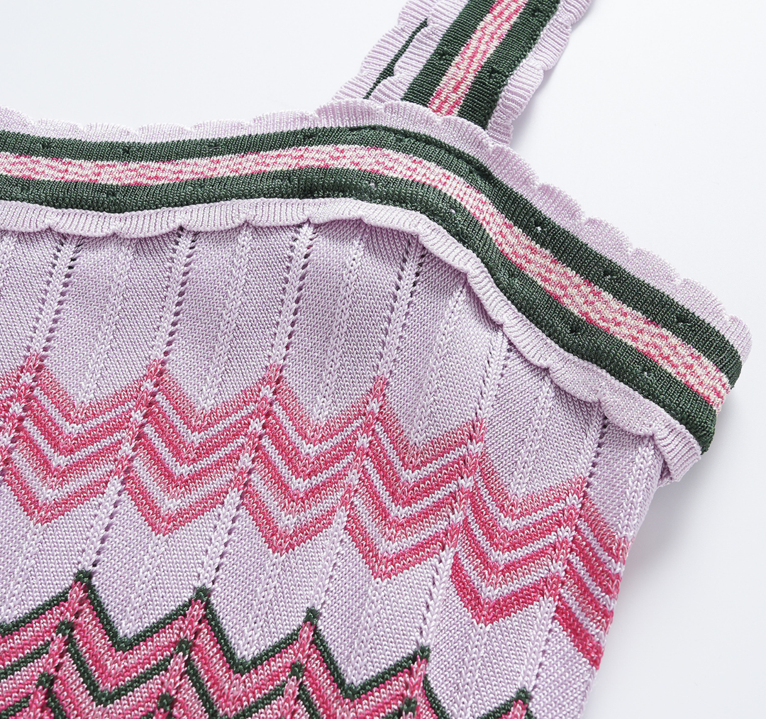 Chevron Knit Maxi Dress