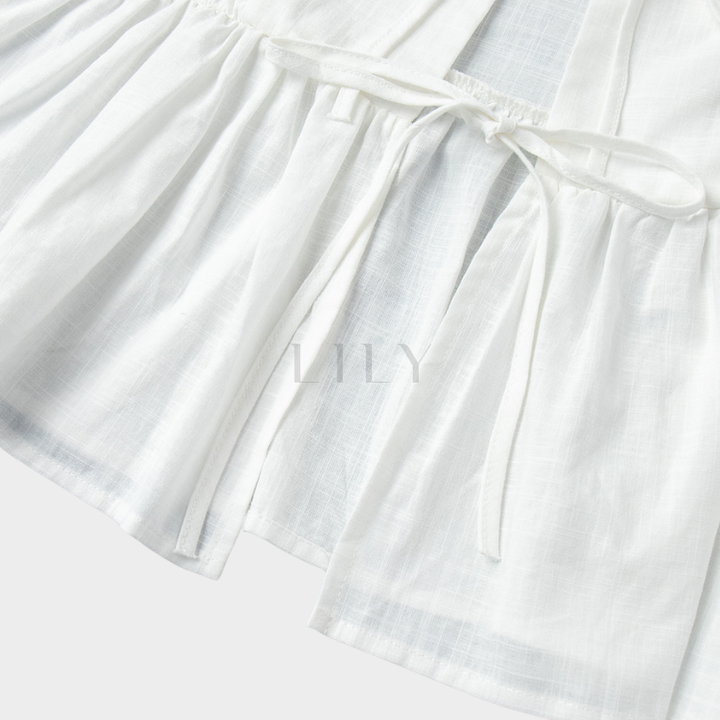 Reva Cotton Front Tie Maxi Set