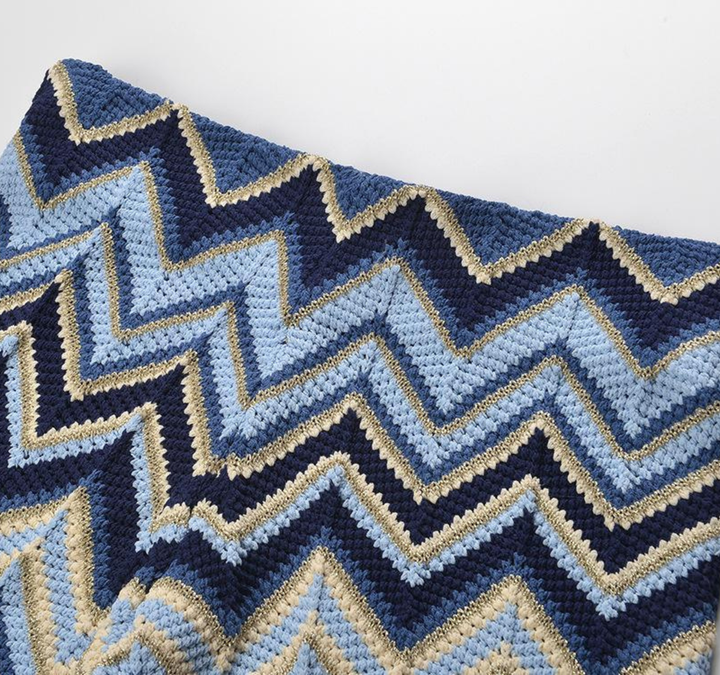 Wave Ice Knit Semi Flare Set
