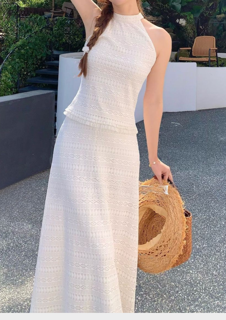Coastline Knit Halter Set