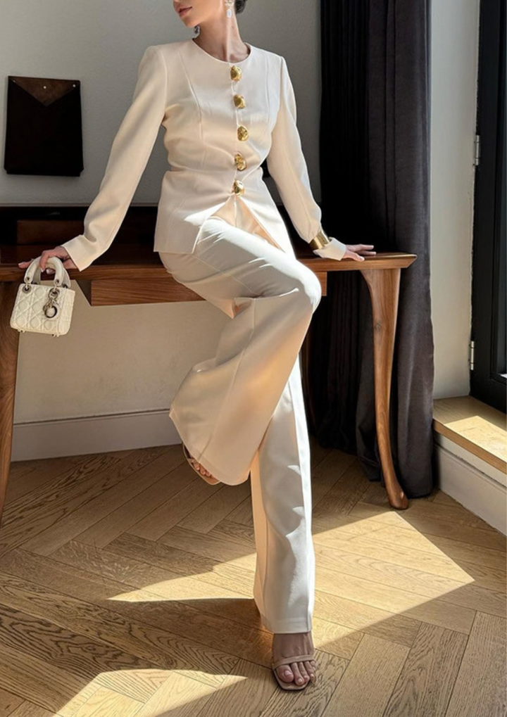 Aurelia Gold Button Set