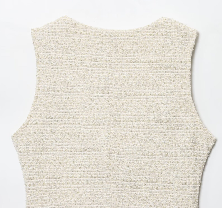Marais Tweed Vest &amp; Wide Leg Trouser Set