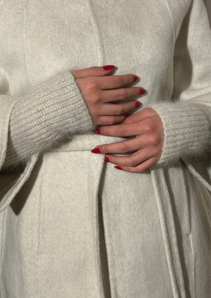 Amelia Wrap Double Sided Wool Coat