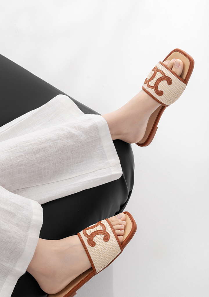 Woven Flat Slippers