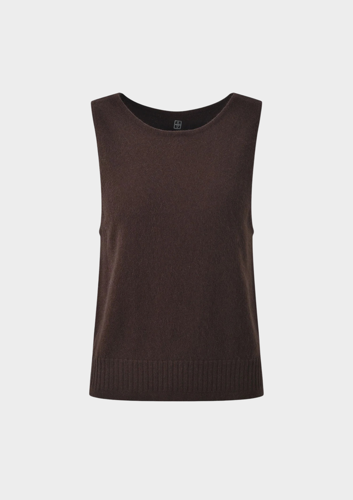 Soft Collar Wool Blend Knit Top