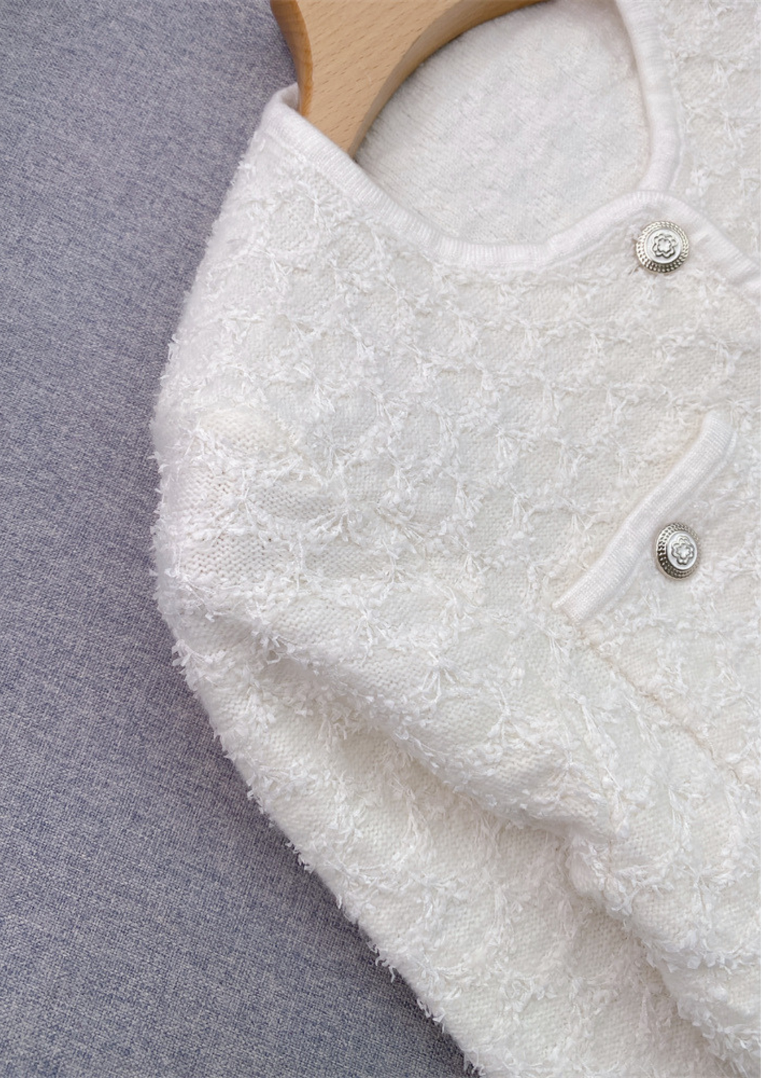 Snowbelle Feather Wool Knit Elegant Set